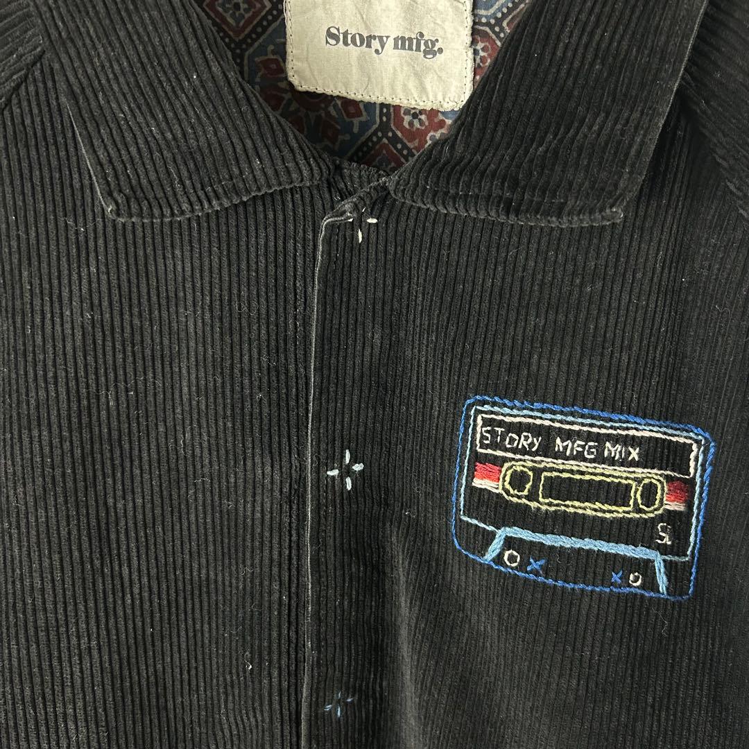 STORY MFG ストーリーエムエフジー コーデュロイ ジャケット ブラック