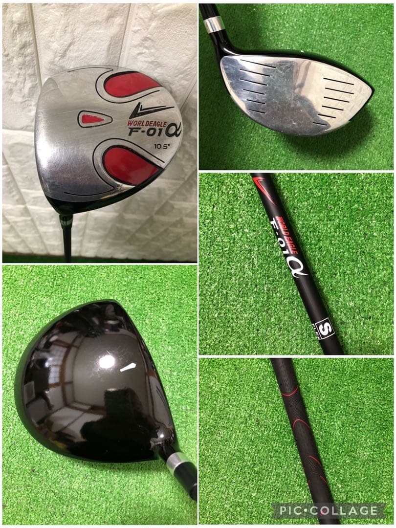 豪華☆左用 メンズ ゴルフクラブセット☆ワールドイーグル☆キャディバッグ付