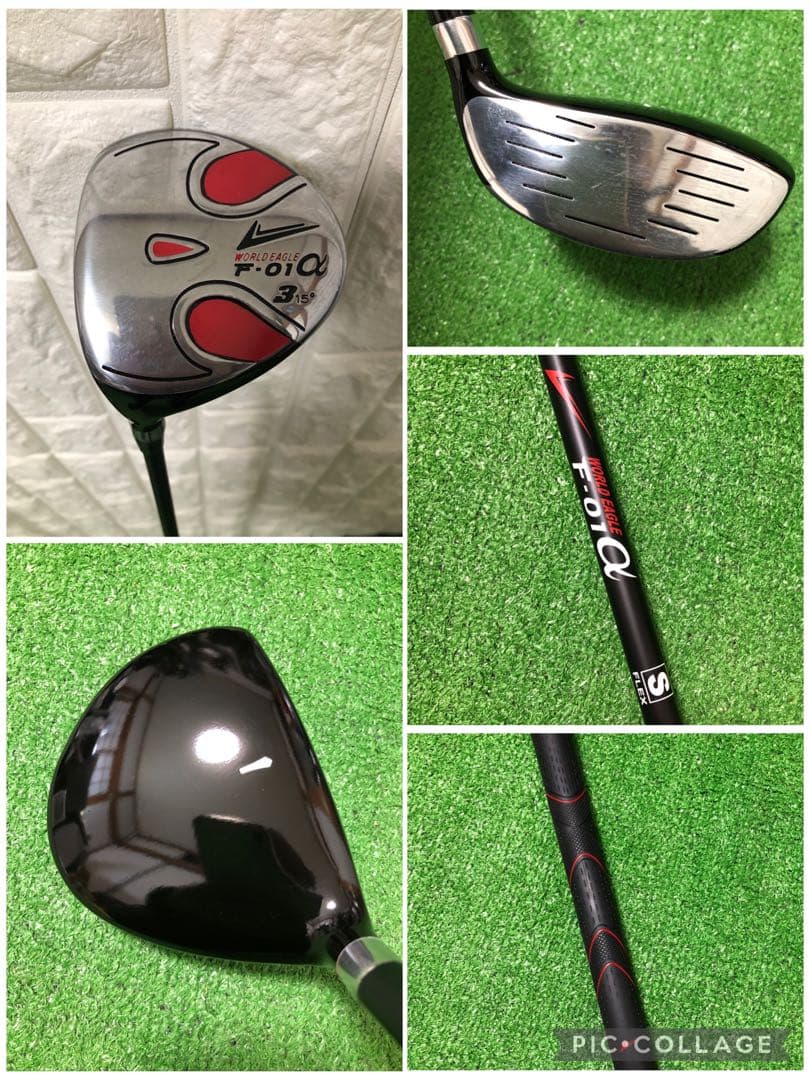 豪華☆左用 メンズ ゴルフクラブセット☆ワールドイーグル☆キャディバッグ付