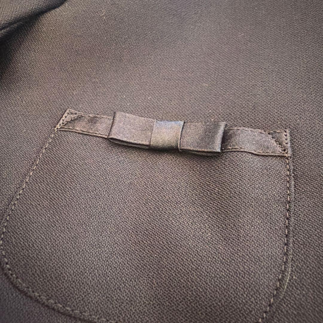 超美品❣️お受験 フォーマルワンピース アンサンブル 120 ネイビー