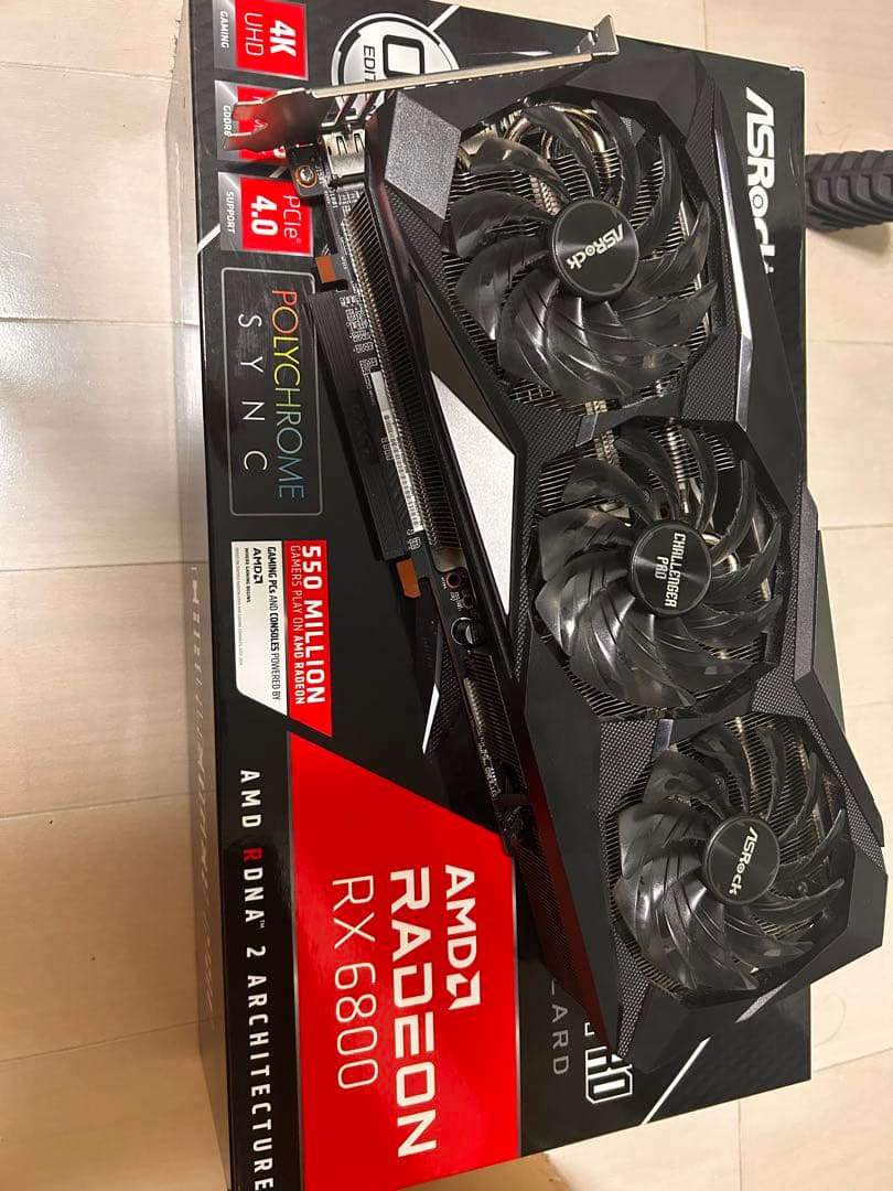 グラフィックボード・グラボ・ビデオカード ASRock Radeon RX 6800 16GB