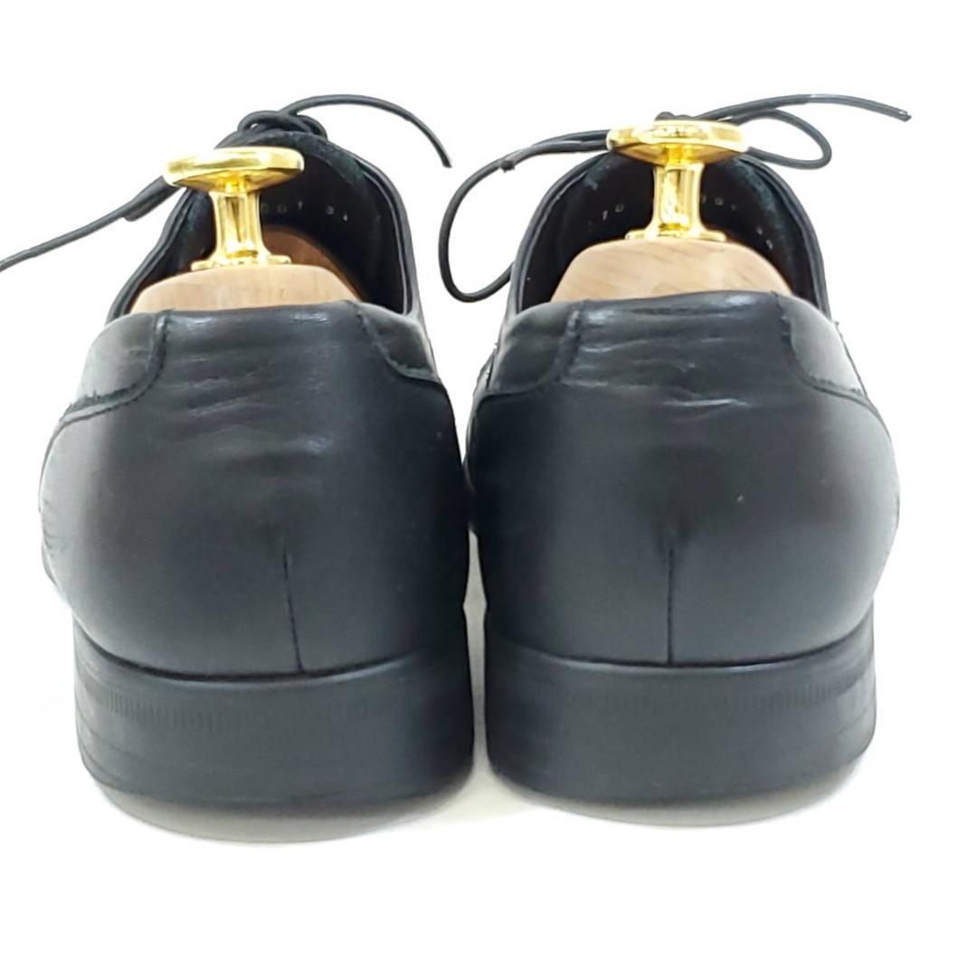 トラベルシューズバイショセ　マニッシュ　ストレートチップ　撥水　レザー　ビブラム