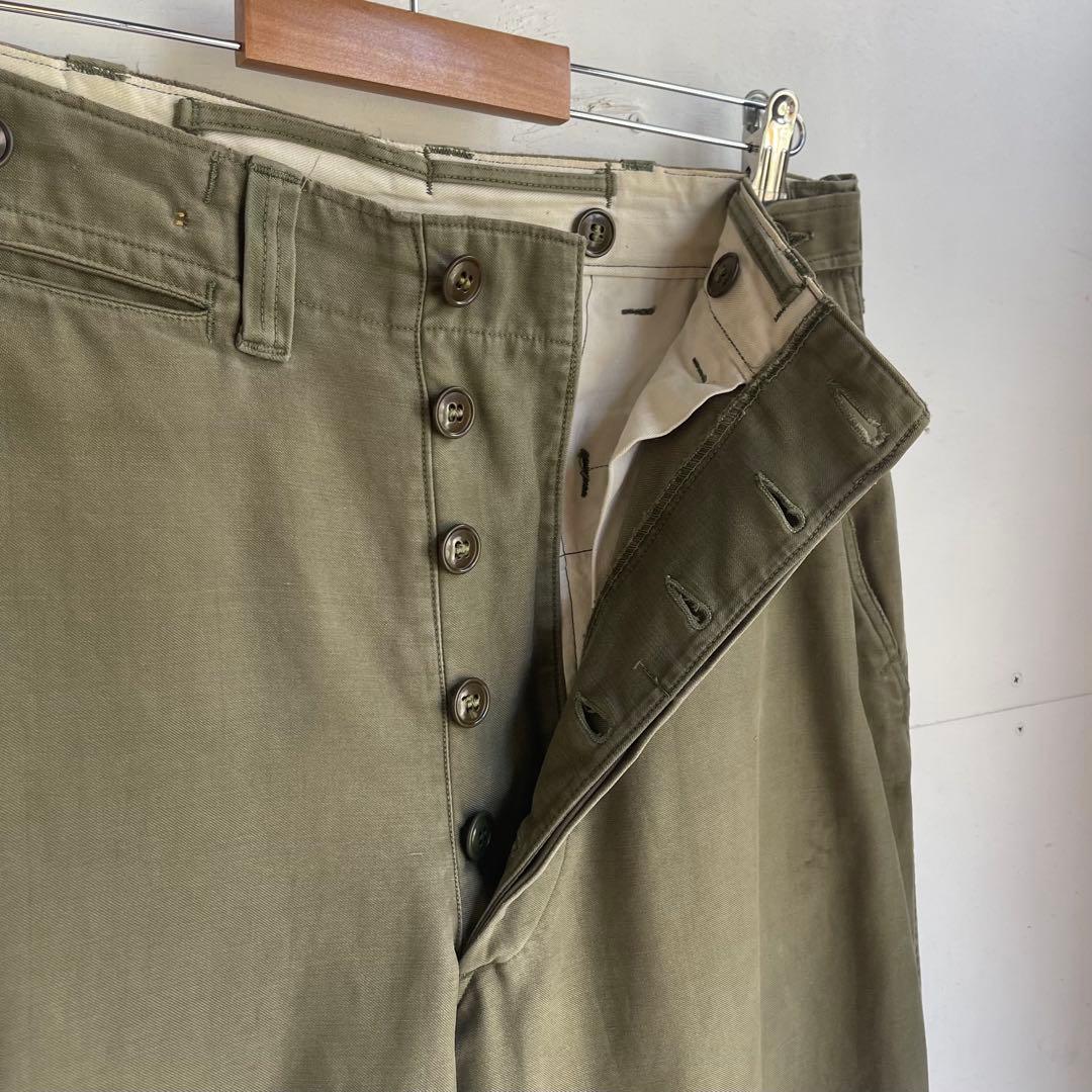 40s アメリカ軍 M43フィールドパンツ ヴィンテージ 古着 US ミリタリー