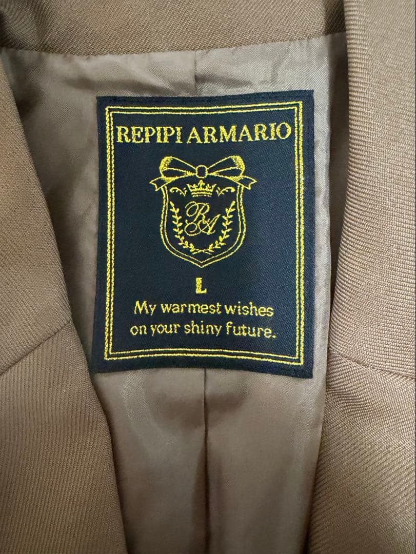 【ほぼ未使用】レピピアルマリオ2024-2025モデル卒服　4点セット　Ｌ160