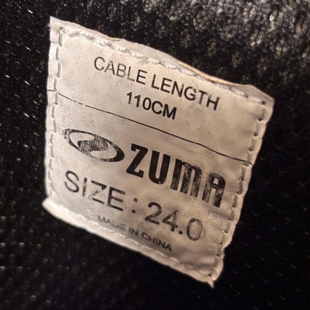 ZUMA スノーボードブーツ 24cm レディース BOA 黒