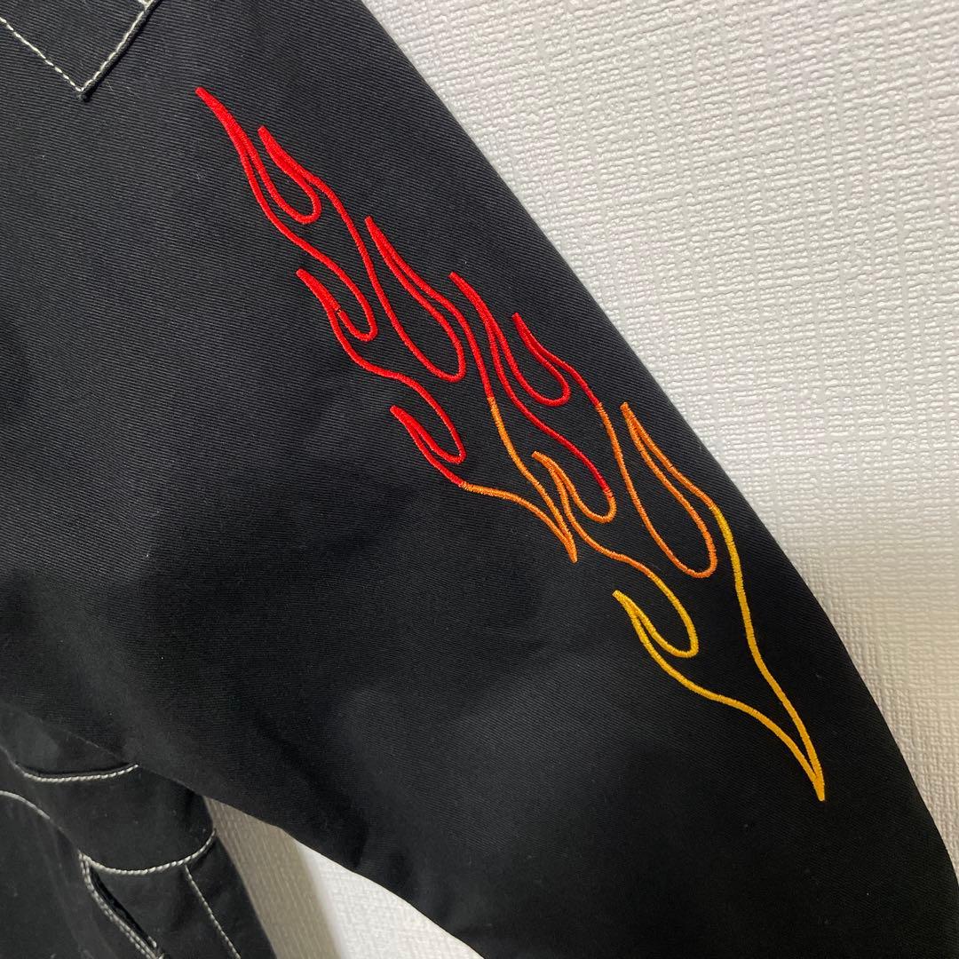 MAC TOOLS Racing ファイヤーパターン ツナギ L オールインワン