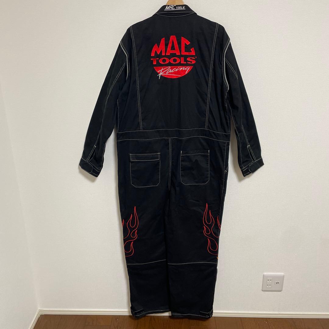 MAC TOOLS Racing ファイヤーパターン ツナギ L オールインワン