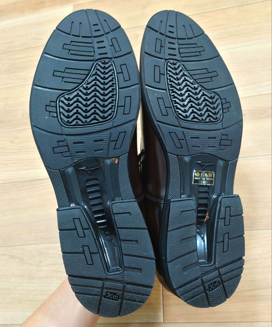 【未使用】MADRAS × MIZUNO ビジネスシューズ　革靴　茶系