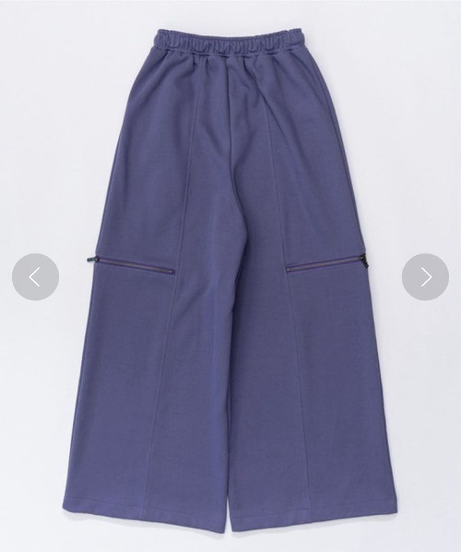 【PRANK PROJECT】ファスナースリットリブダンボールニットパンツ　38