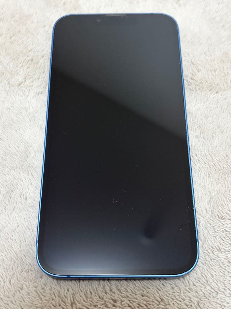 Apple iPhone 13 青色 充電ケーブル・iFaceのケースおまけ付き