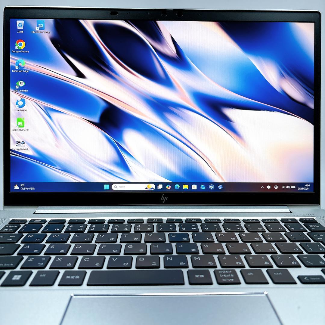 ★軽量1.26kg★hp EliteBook 830 G8 16GB 512GB