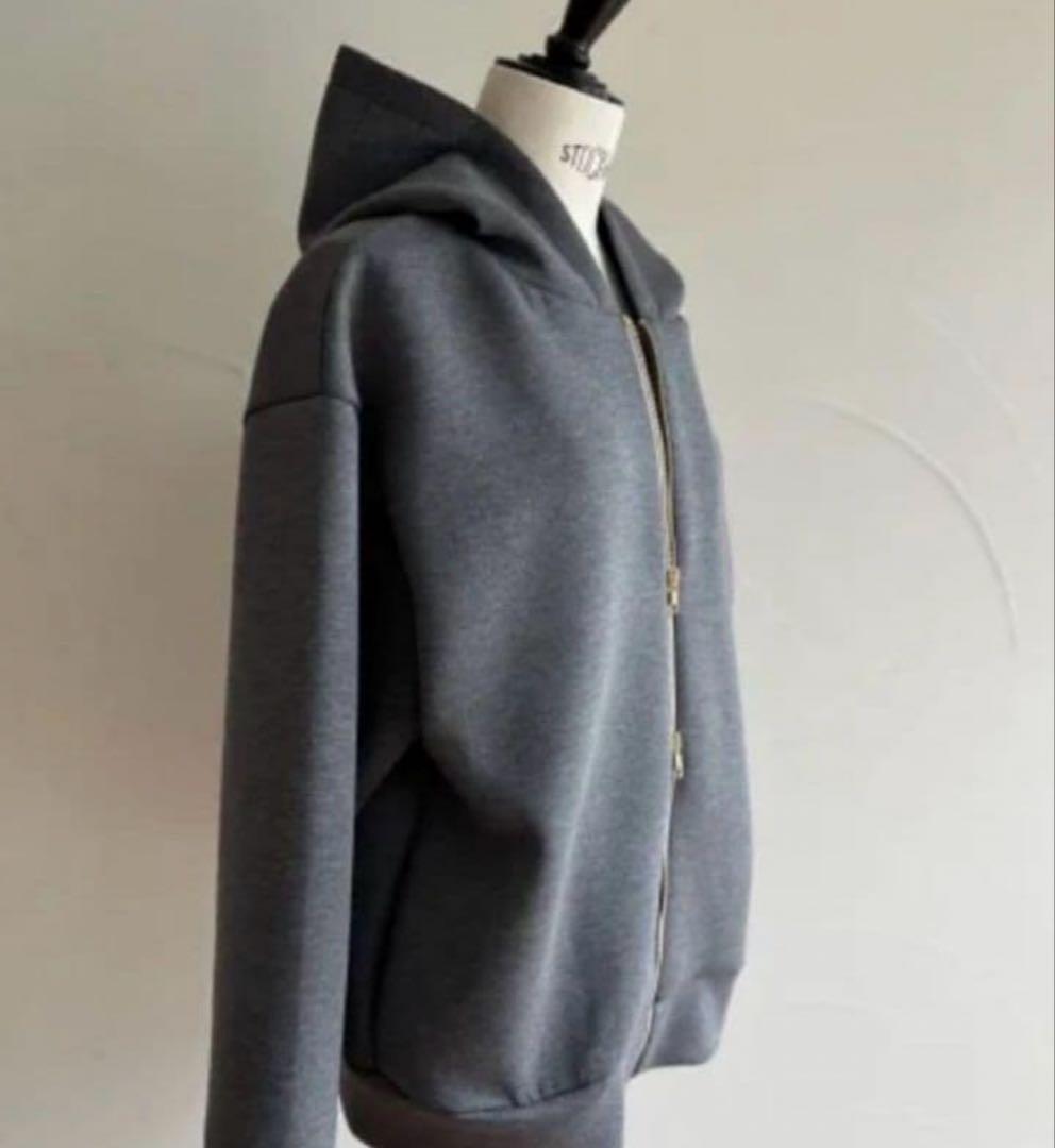 【新品】2025AW Collection フーディーブルゾン/チャコールグレー