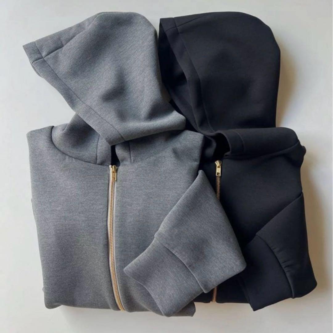 【新品】2025AW Collection フーディーブルゾン/チャコールグレー
