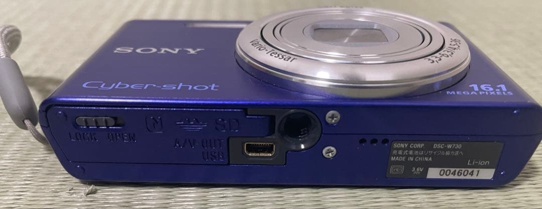 SONY Cyber Shot DSC-W730　本体、バッテリーのみ　即日発送