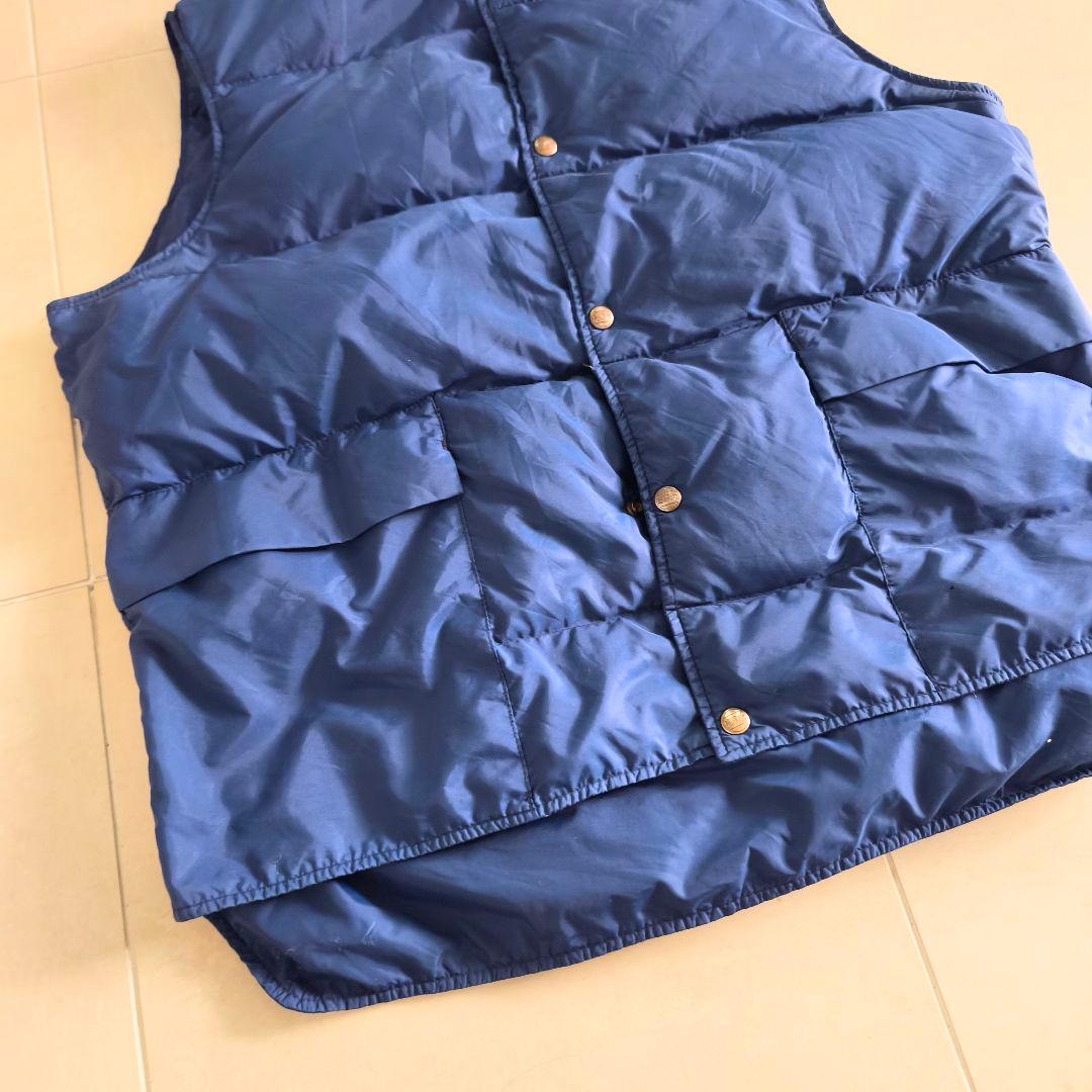 90s L.L.Bean ダウンベスト ブルー VINTAGE アウトドア