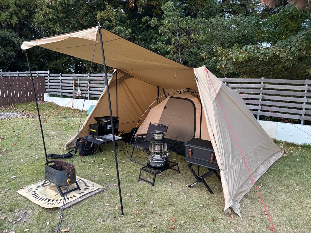 DOD ソロソウルウォウウォウ タンと カンガルーテントS のセット 1回使用