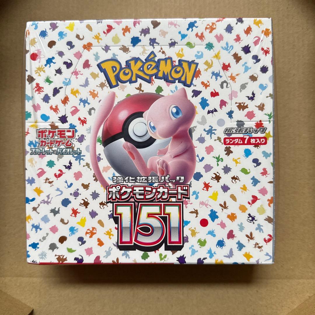 【シュリンク付き】ポケモンカード151 未開封1BOX ③傷なし