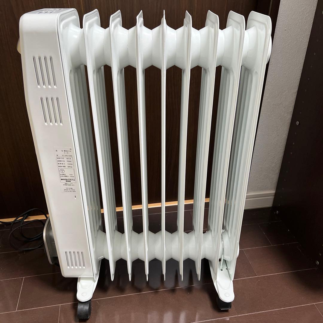 電気オイルヒーター　DRC 1009   2019年製