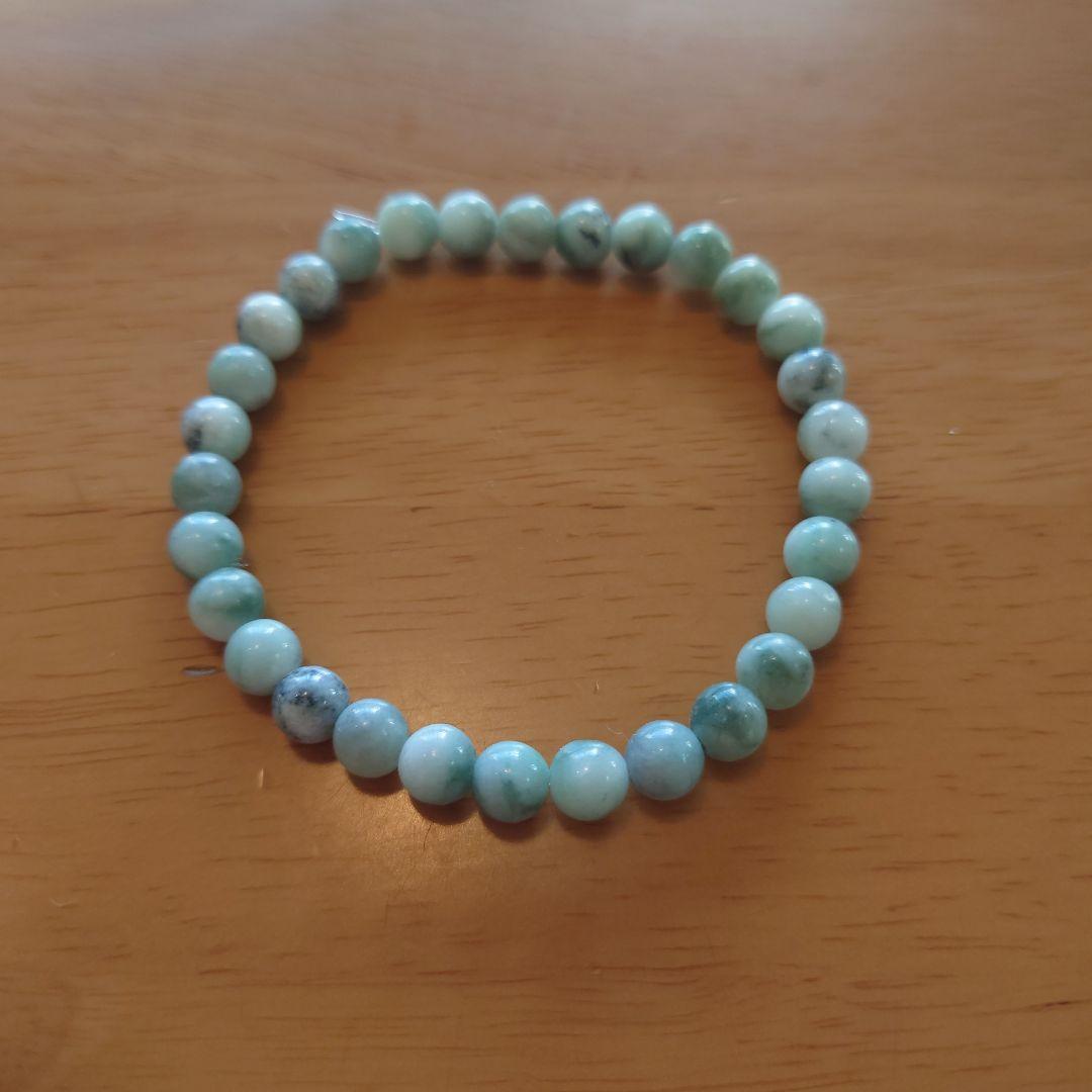 糸魚川翡翠ブレスレット　16.5mm