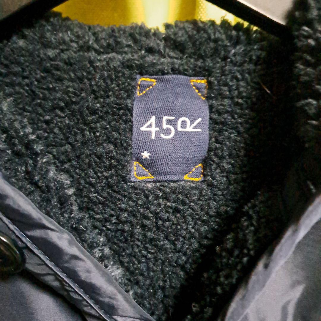 45R 厚ナイロン×ボアの908フードブルゾン リバーシブル