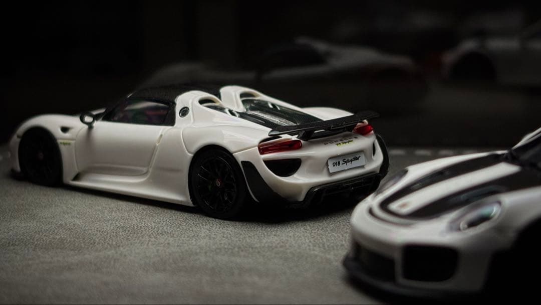 ⚠️専用品　世界限定199台　BCP×DMH 1/64 ポルシェ 918 ホワイト