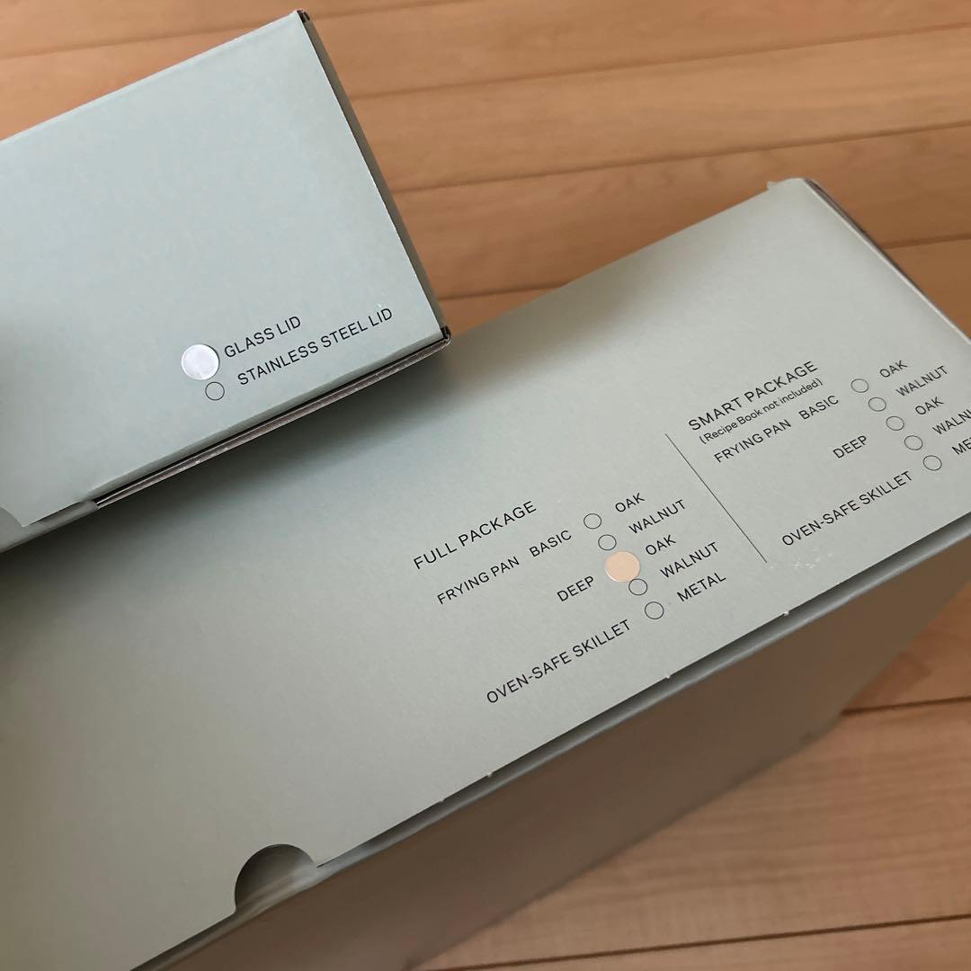 バーミキュラ フライパン 26cm ガラスリッドセット　未使用品