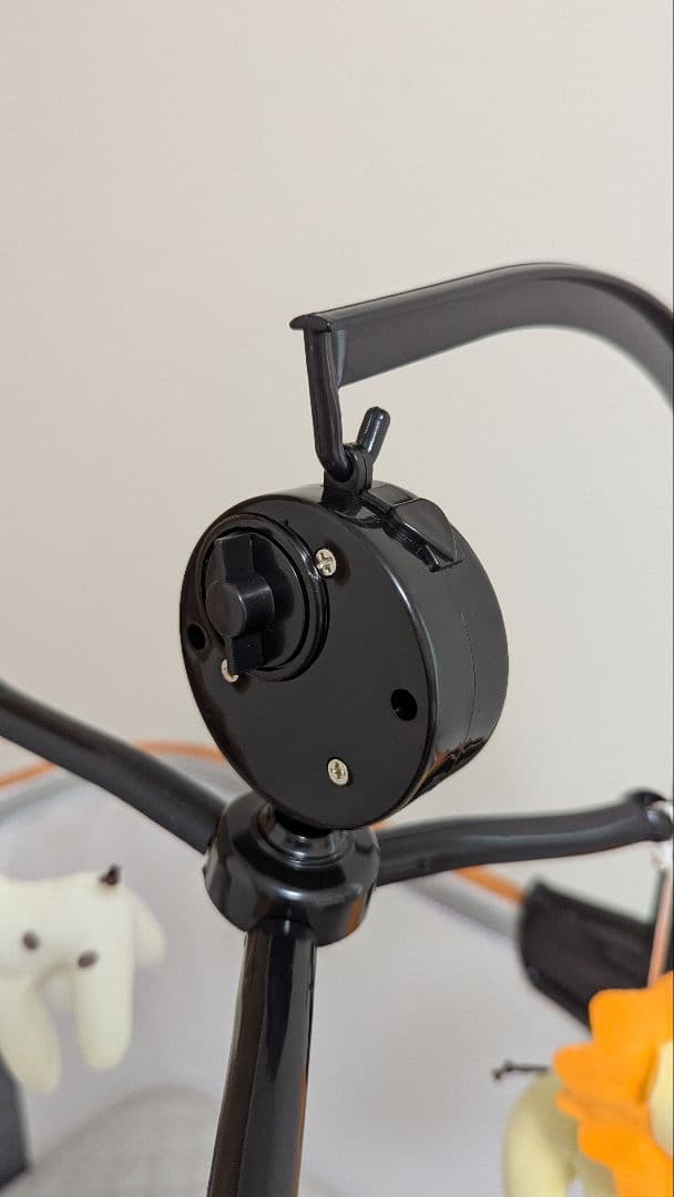 メッシュベビーベッド メリー付き