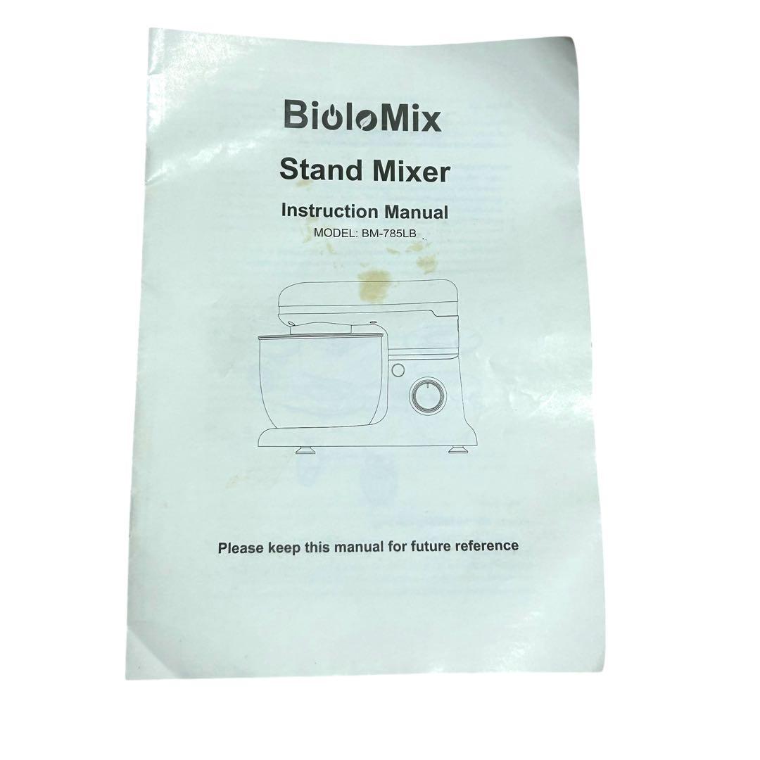 Biolo Mix スタンドミキサー　BM785 動作確認済み　取説付き