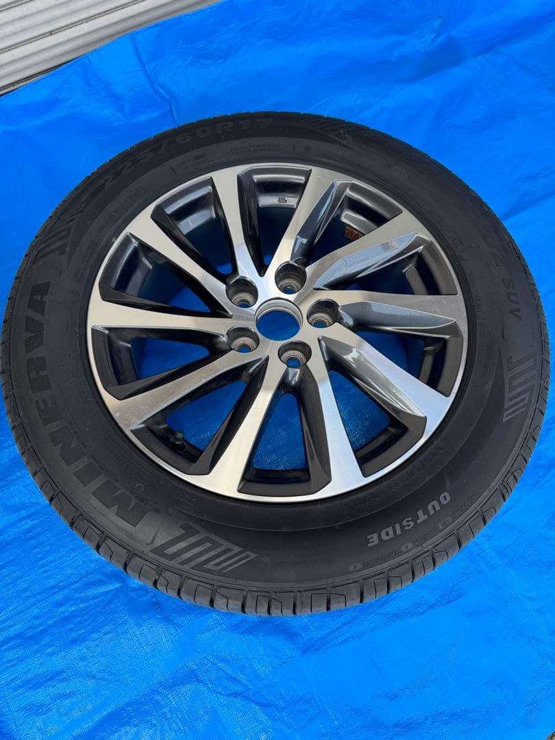 トヨタアルファード30前期純正17インチタイヤホイール4本セット2023年製