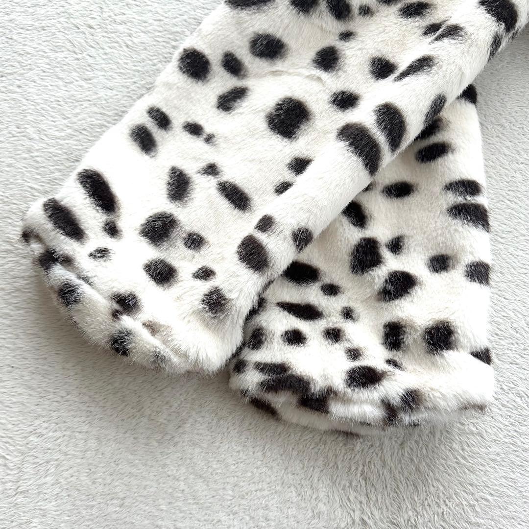 美品 LAVANDA 宇野実彩子 ダルメシアン BIGポケットファージャケット