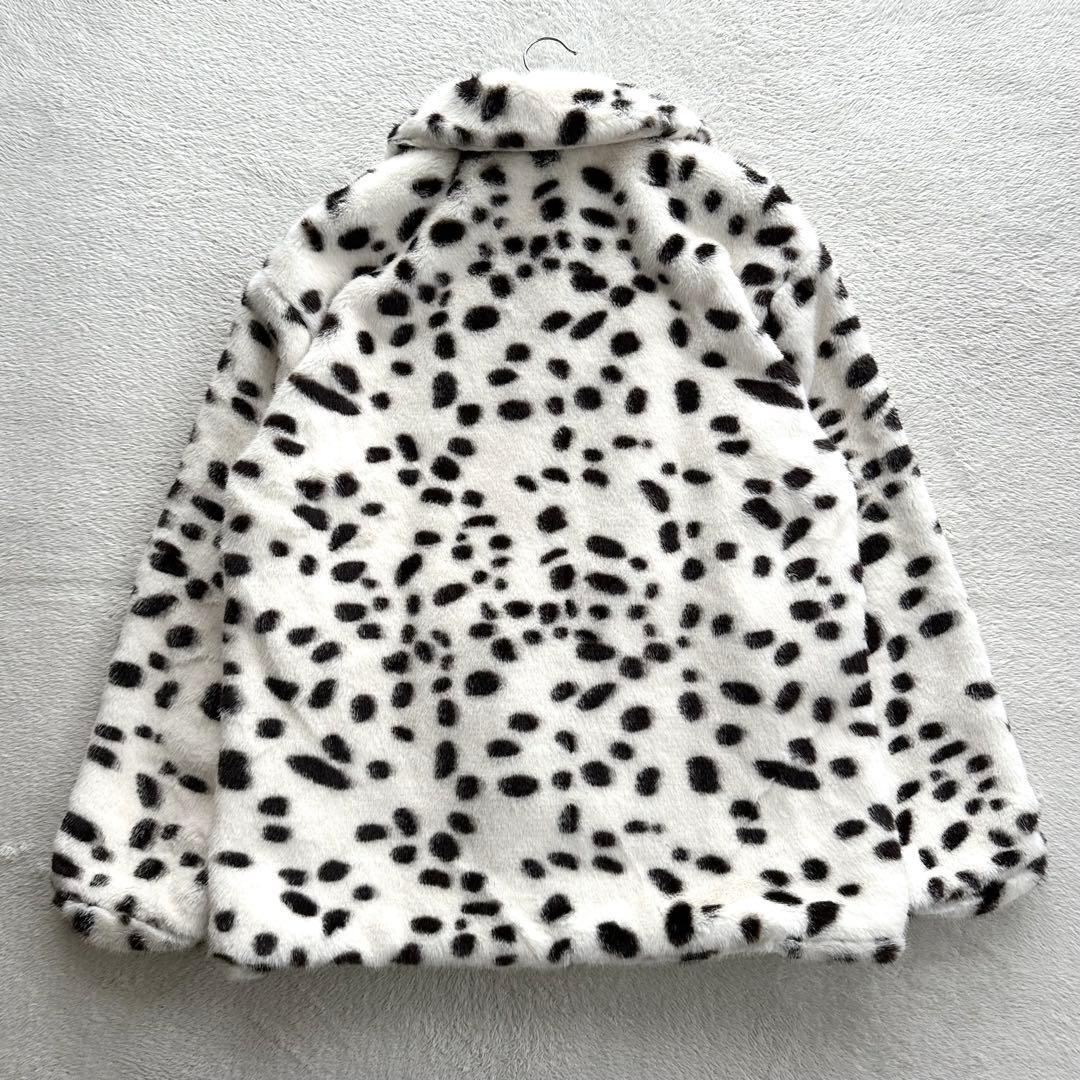 美品 LAVANDA 宇野実彩子 ダルメシアン BIGポケットファージャケット