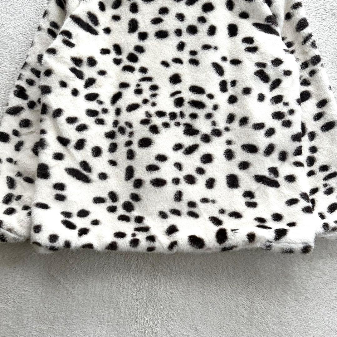 美品 LAVANDA 宇野実彩子 ダルメシアン BIGポケットファージャケット