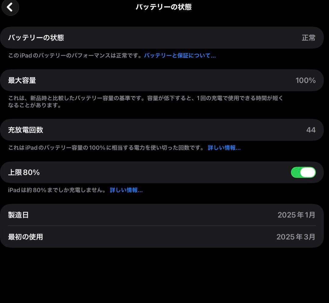 iPad Air M3 スターライト 128GB WIFIモデル 11インチ