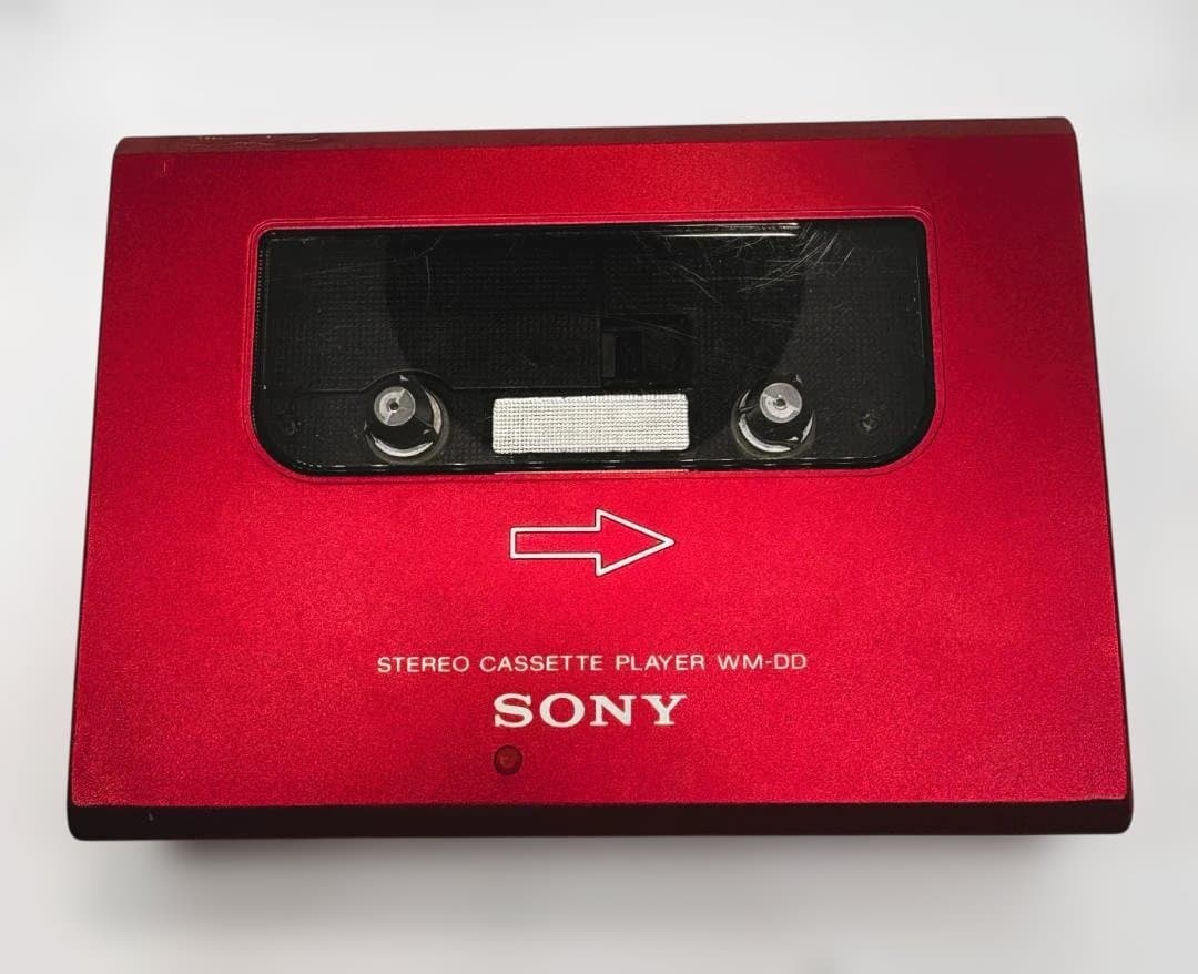 【レア美品】SONY WALKMAN WM-DD ウォークマン レッド　ジャンク
