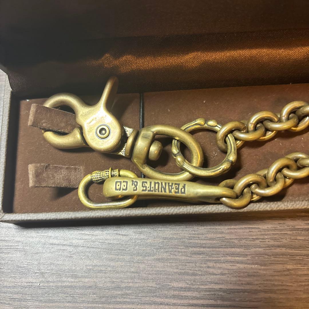 PEANUTS & CO ブルドッグデザイン ウォレットチェーン