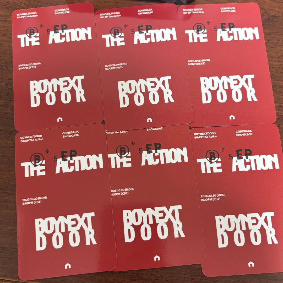 Boynextdoor 韓国　ショーケース　トレカ　バッジ　セット