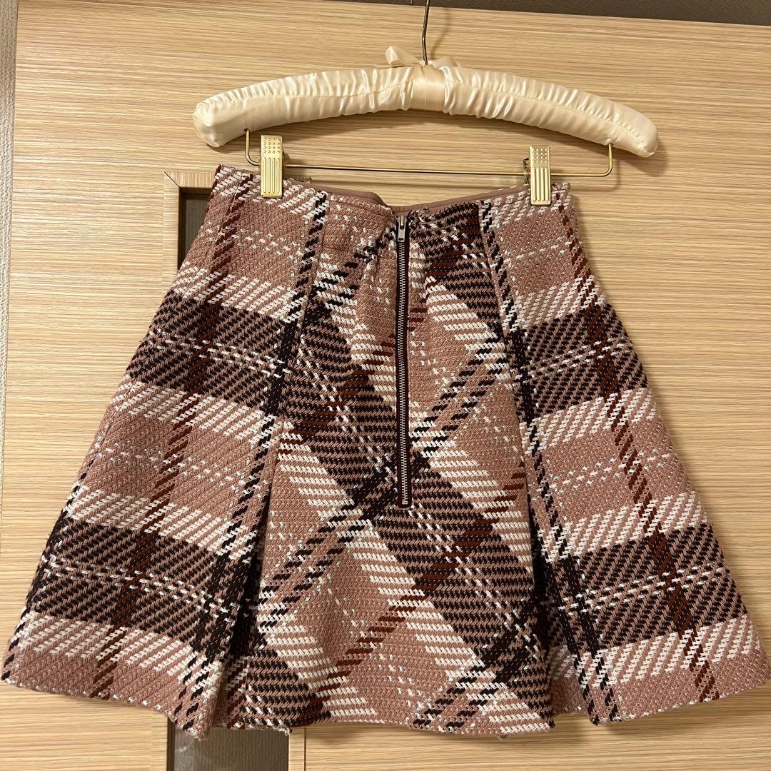 す*様 ロービングチェックミニスカート　SNIDEL