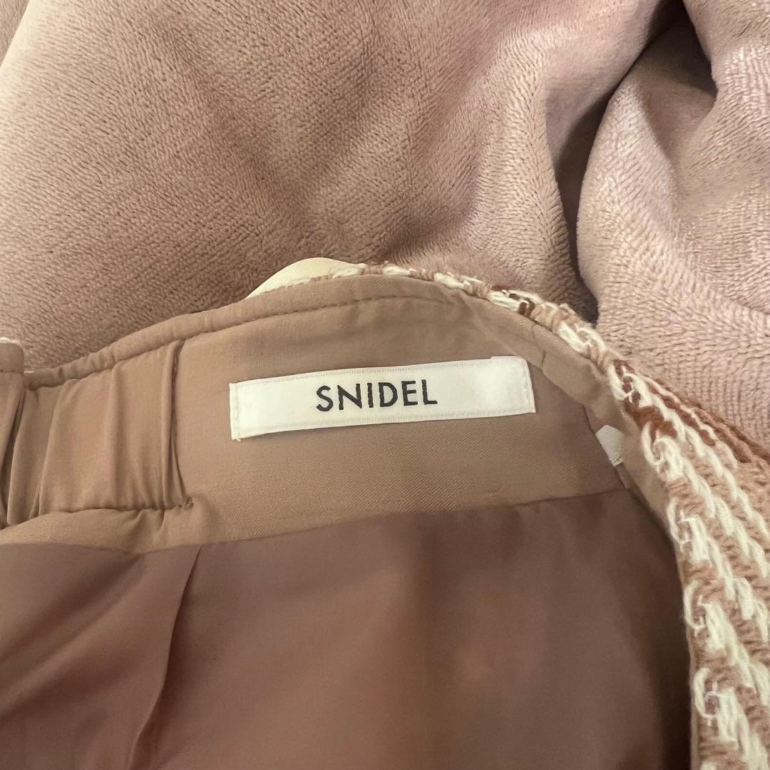 す*様 ロービングチェックミニスカート　SNIDEL