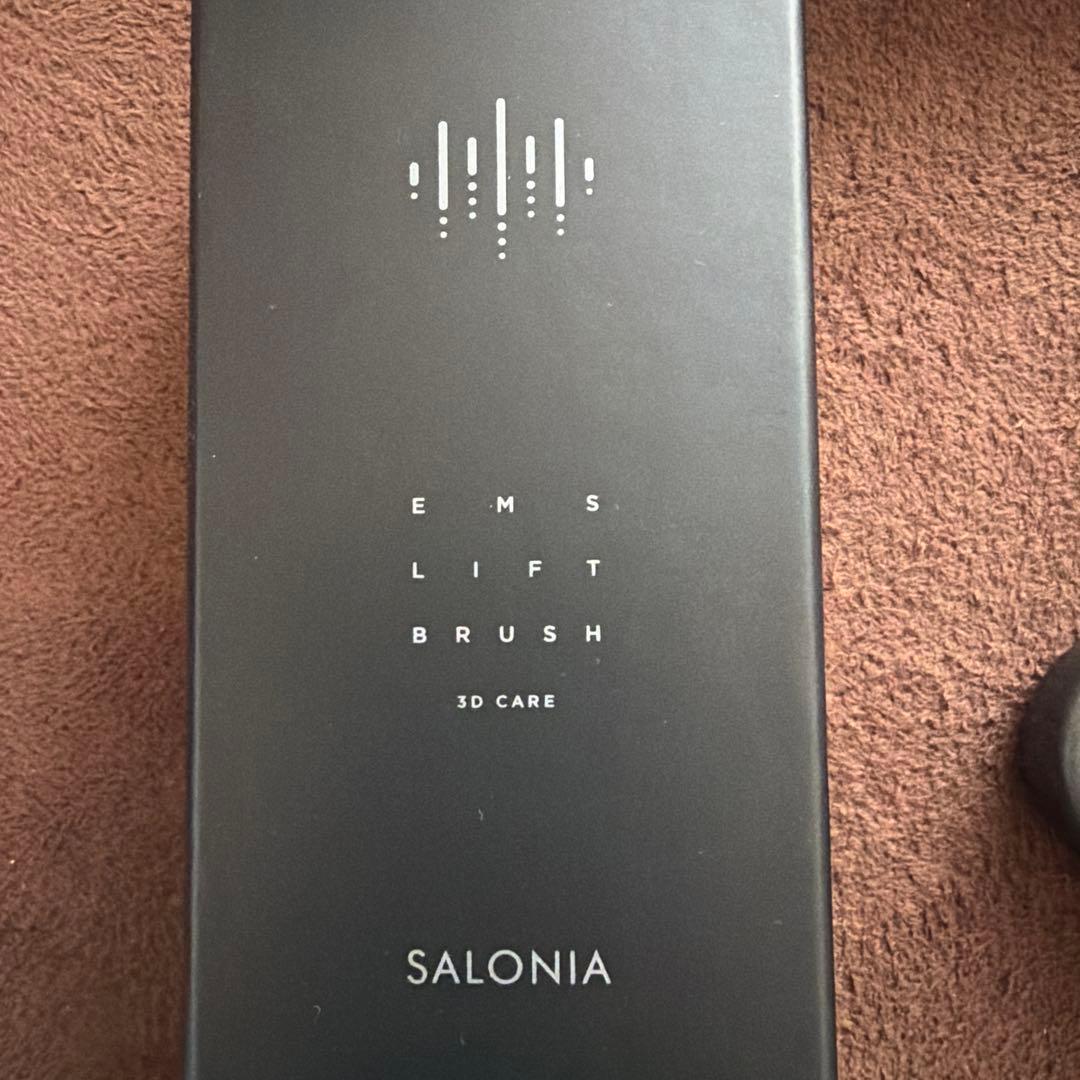 SALONIA EMS LIST BRUSH 3D CARE美顔器 ブラック