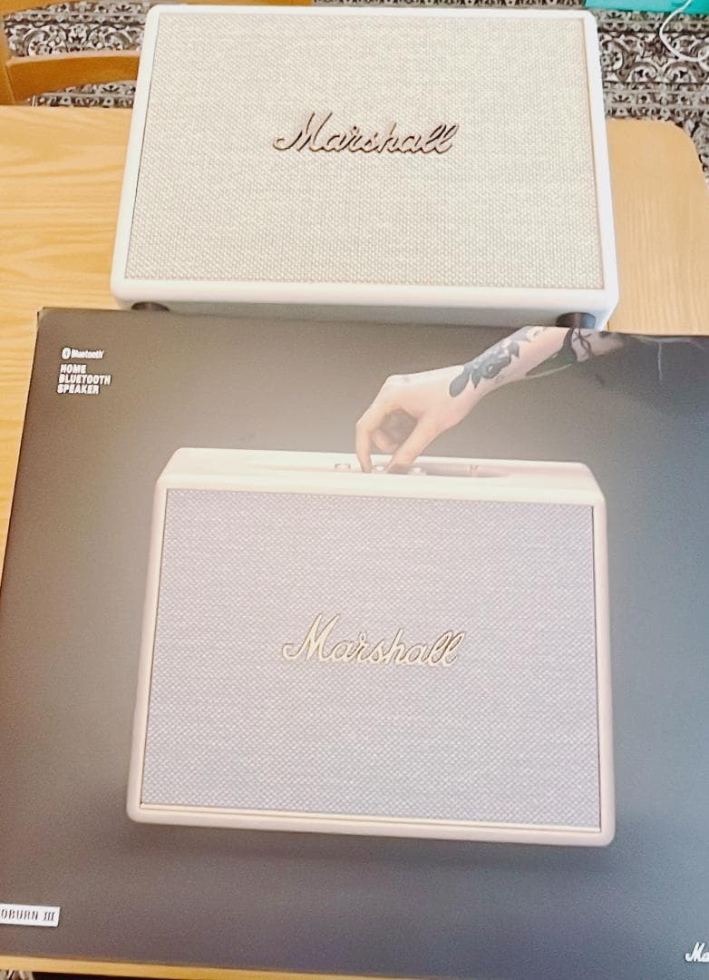 【新品同様】Marshall Woburn III クリーム【未使用】