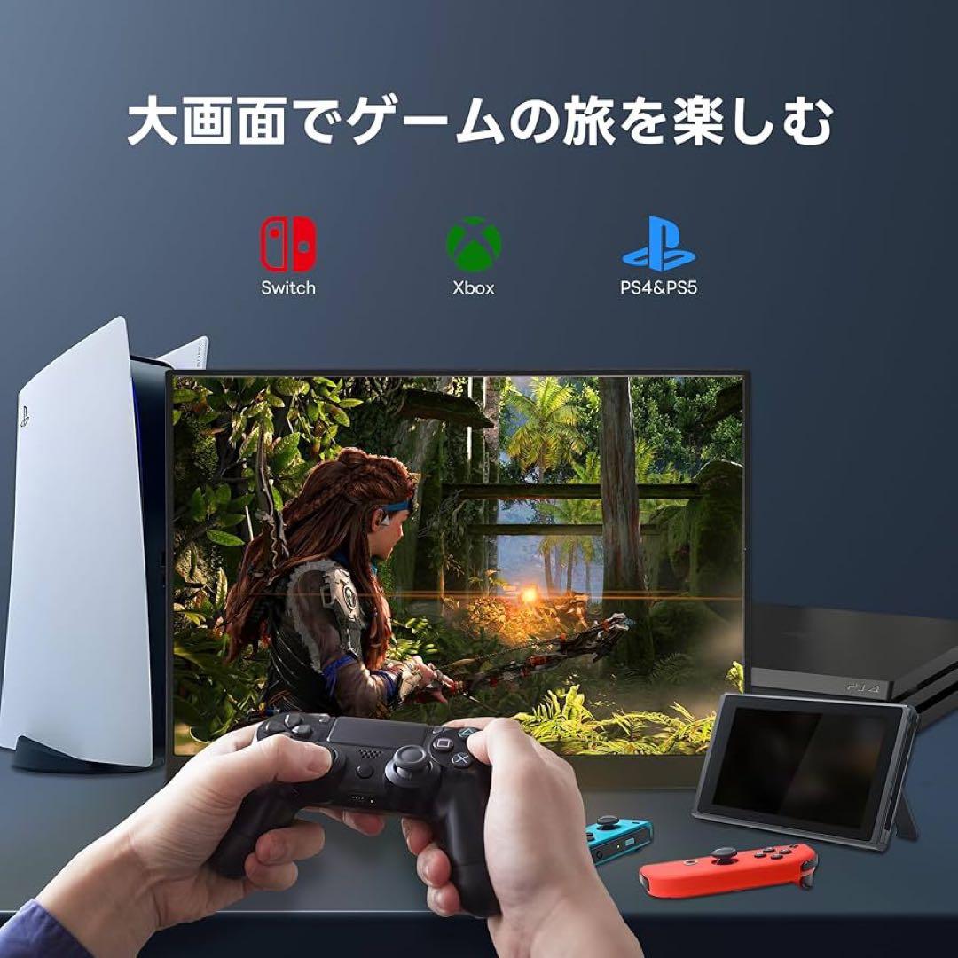 モバイルモニター　13.9インチ 4K　IPSディスプレイ　ポータブルモニター