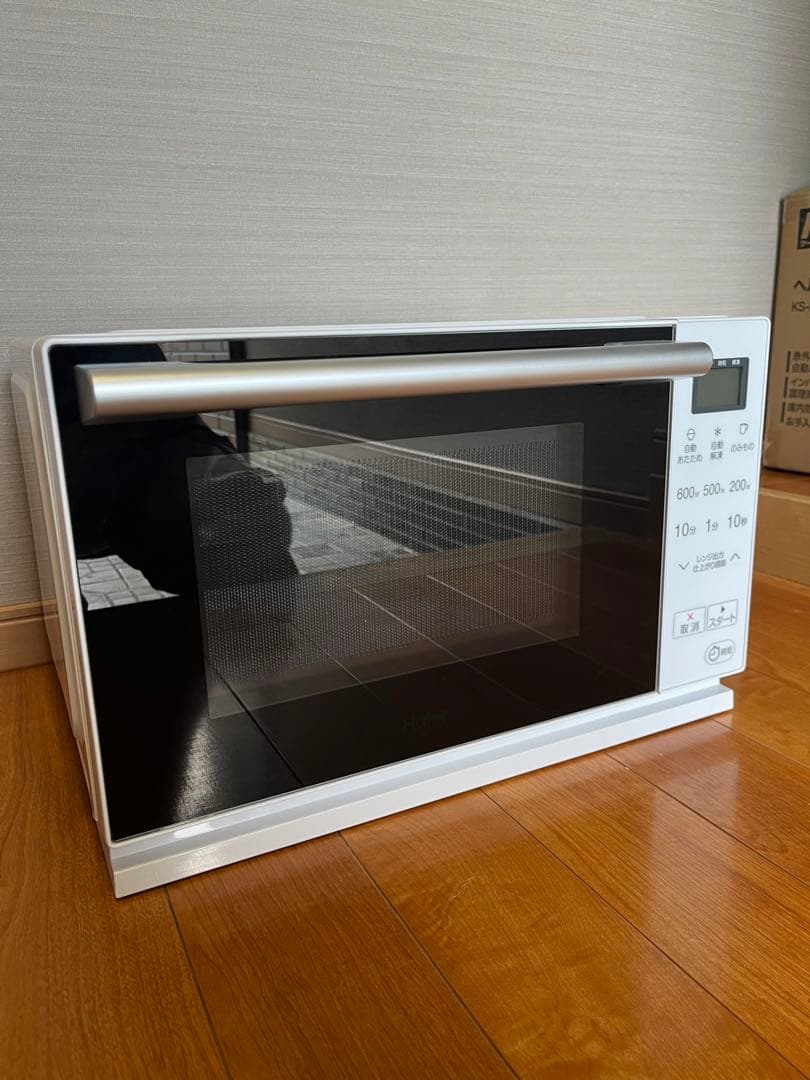 美品 haier 電子レンジ KS-MW24F20 2025年製 箱付き