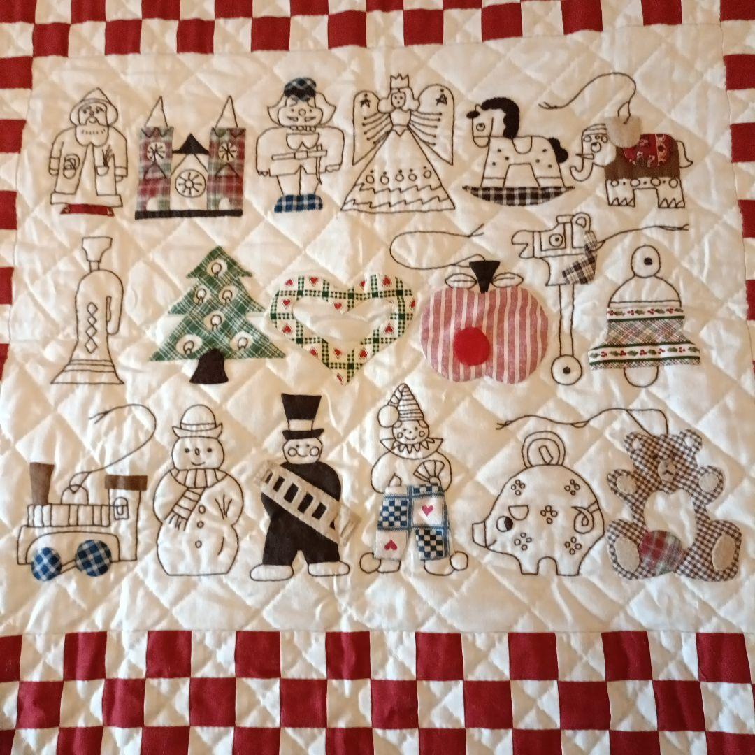 クリスマスタペストリー　パッチワーク