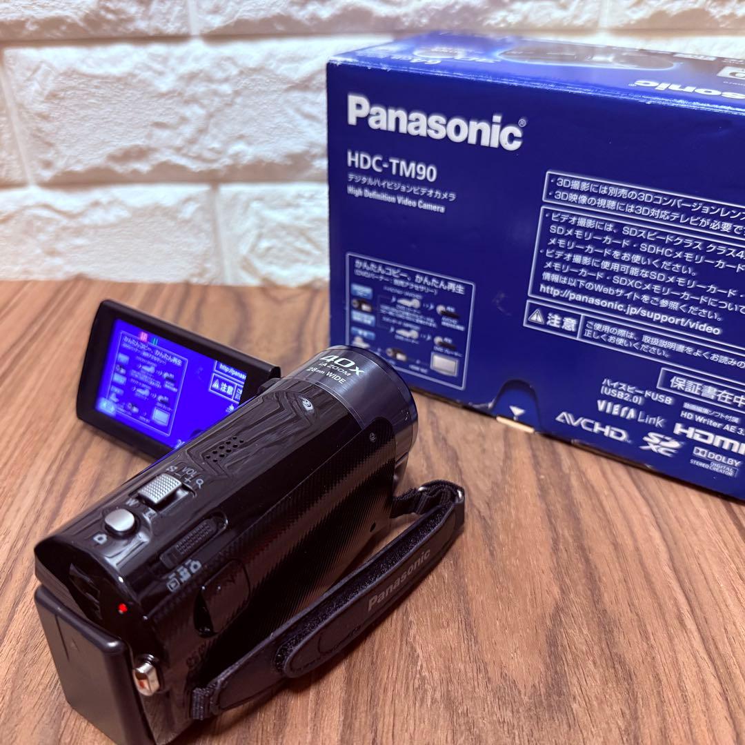 【美品】Panasonic HDC-TM90 デジタルビデオカメラ