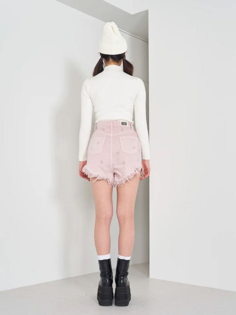 Darichカラーデニムジャケット　カラーデニムショートパンツ