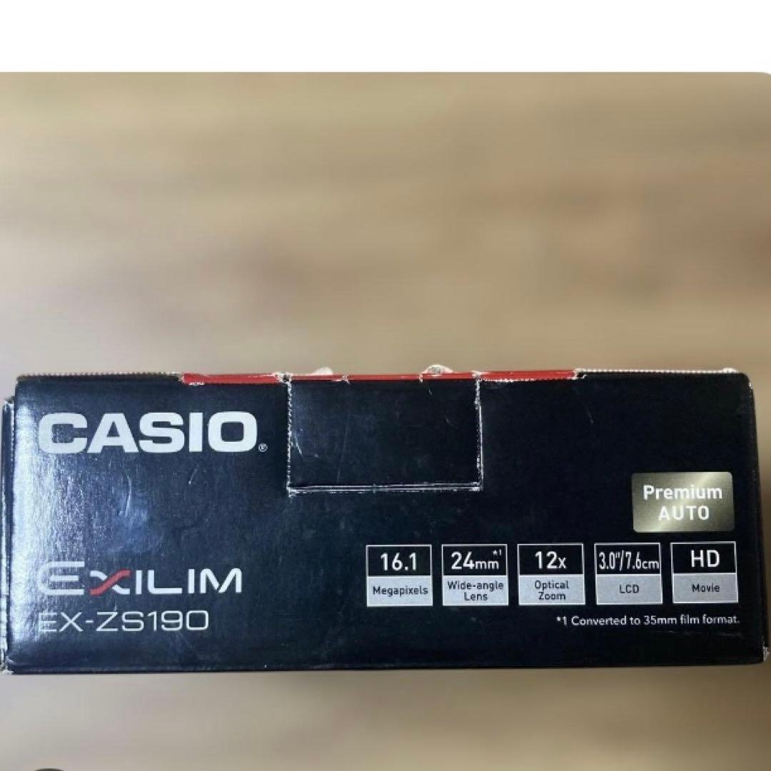 CASIO EXILIM EX-ZS190 ゴールド元箱付 動作品