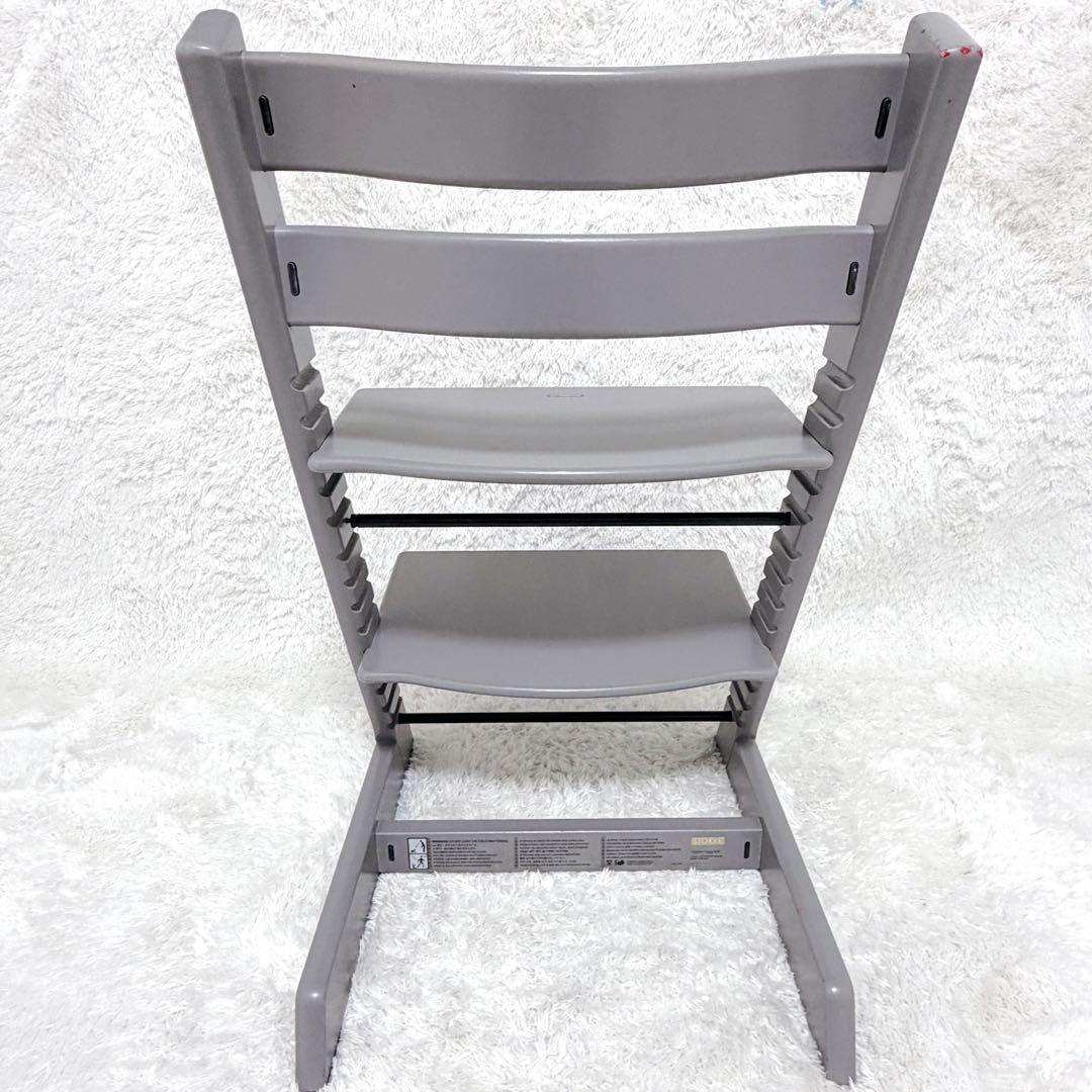 希少色 STOKKE ストッケ トリップトラップ グレー 木製 ベビーチェア