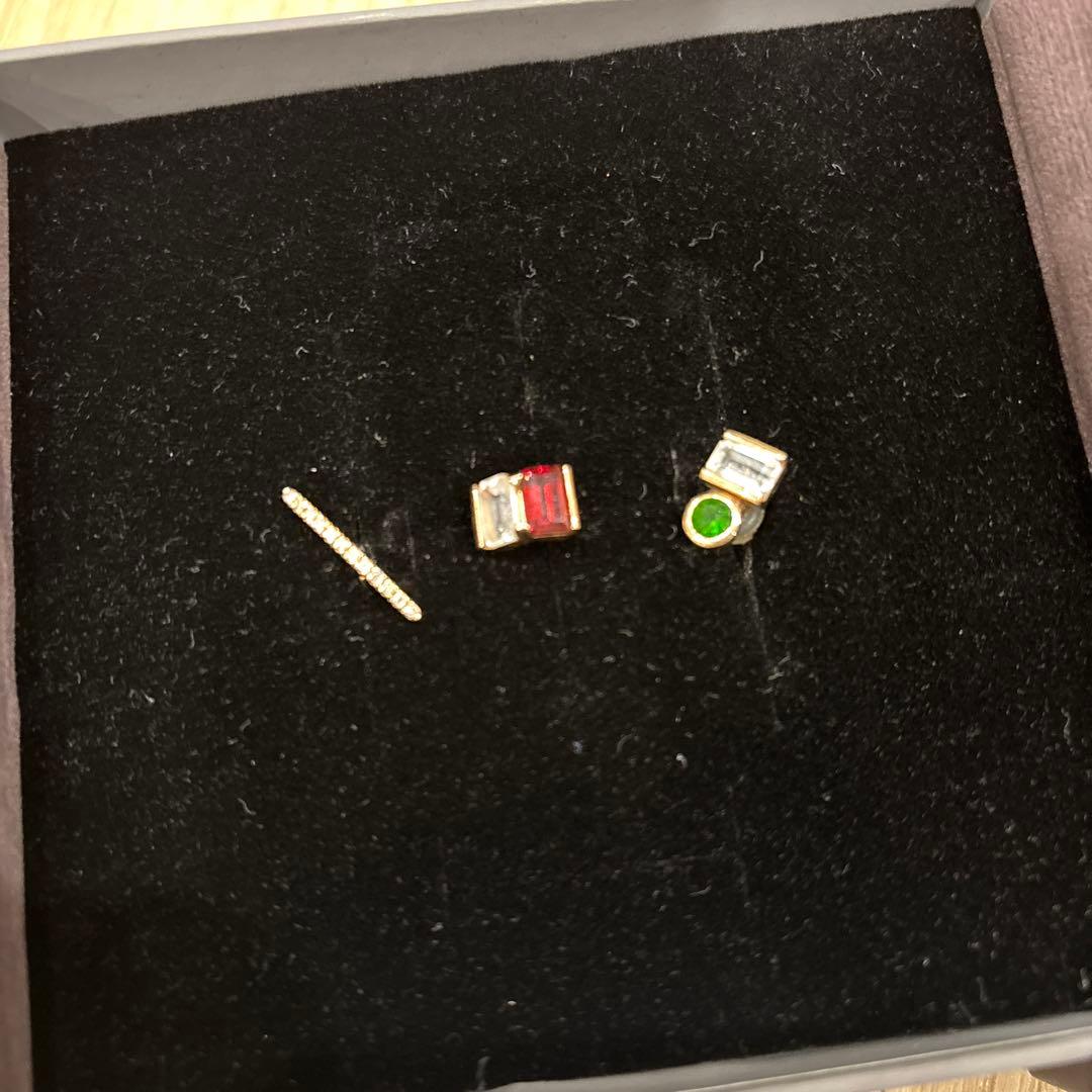 m*4様 Hirotaka/ K10ピアス3点セット/ 証明書付き