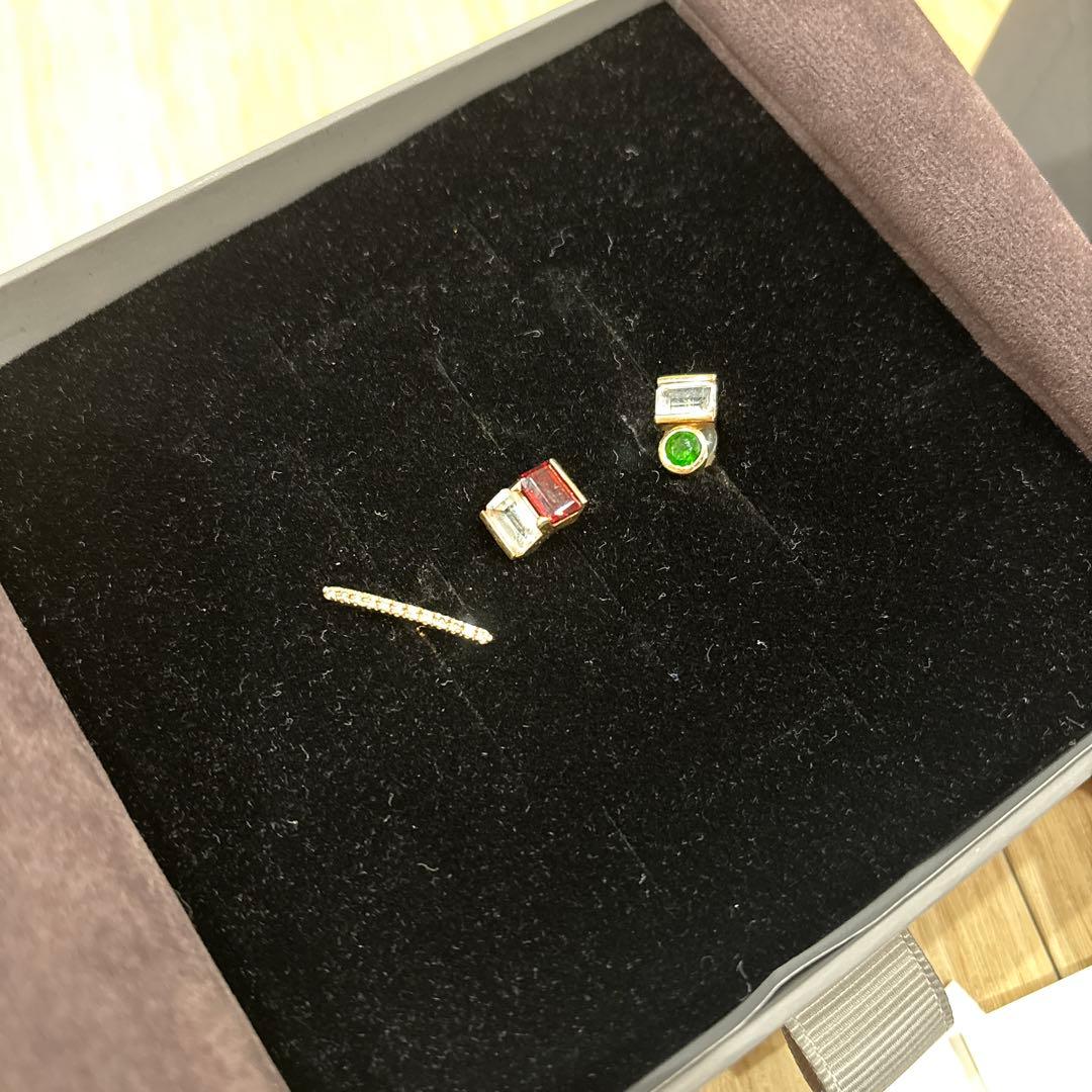 m*4様 Hirotaka/ K10ピアス3点セット/ 証明書付き