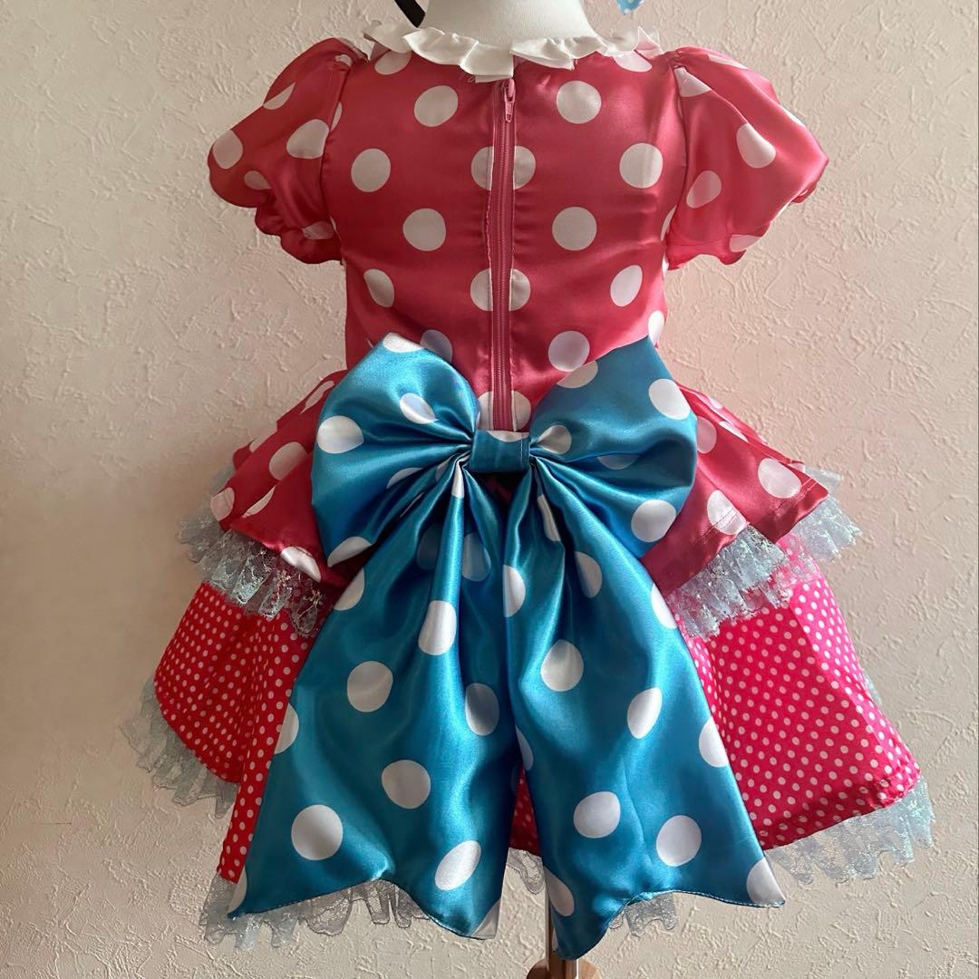 即納【ハンドメイド】ミニー パルパルーザ 90サイズ衣装